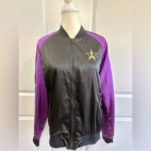 Jeffree Star Blood Lust Purple Black Bomber Jacket Size-S